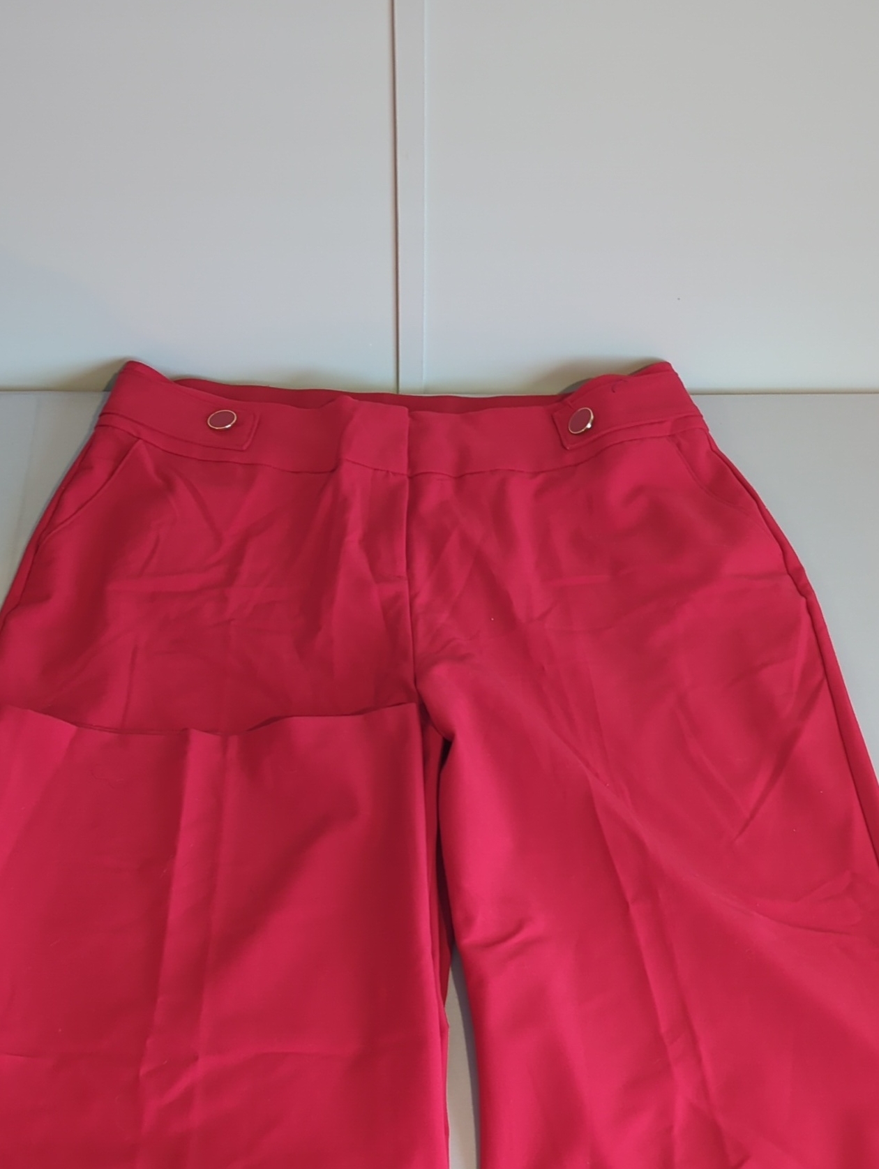 Lane Bryant Red Wide Leg Pants
